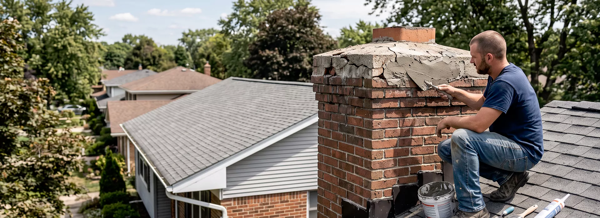 Chimney Crown Repair Cerritos, CA
