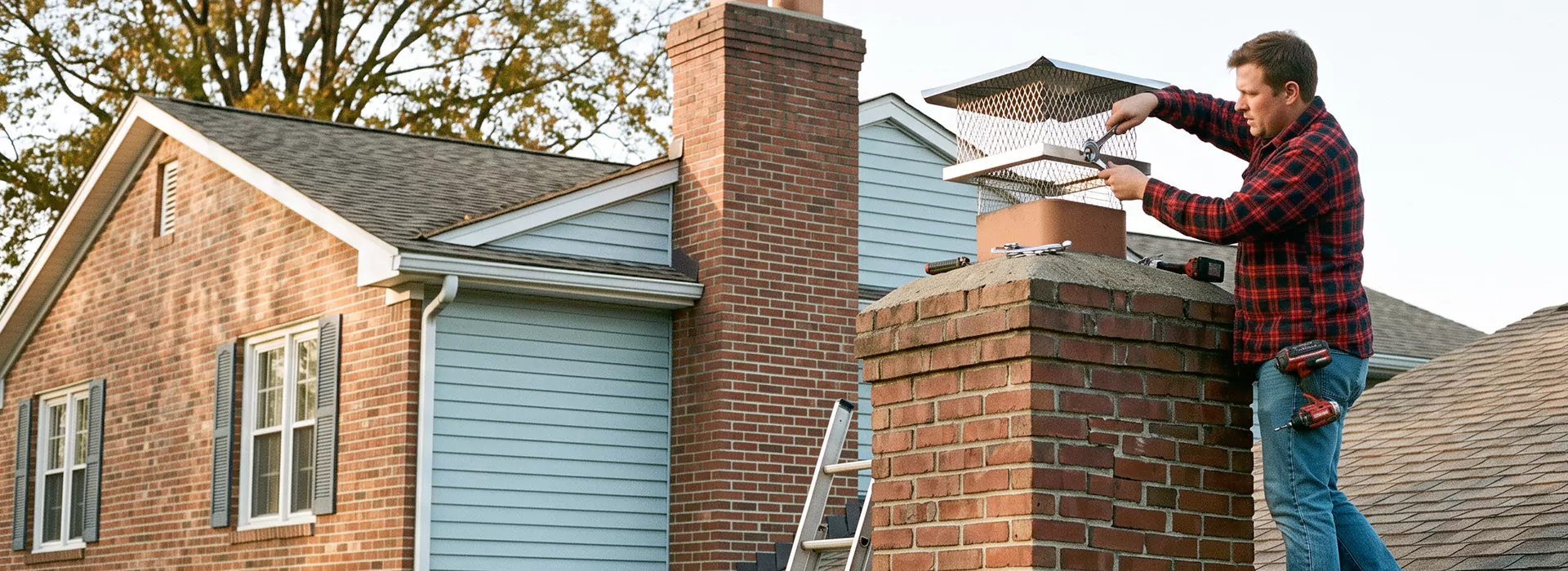 Chimney Spark Arrestor Installation in Cerritos