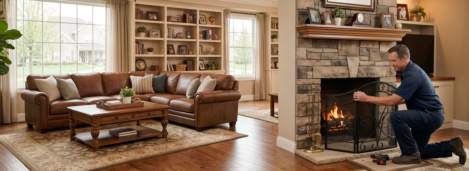 Fireplace Screen Installation Cerritos, CA