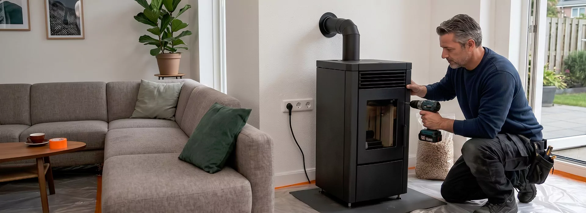 Pellet Stove Chimney Installation in Cerritos, CA