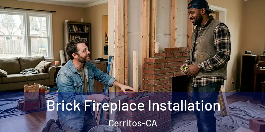  Brick Fireplace Installation Cerritos-CA