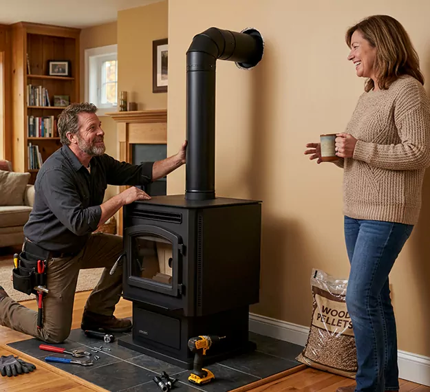 Certified Pellet Fireplace Installation Company: Your Local Pellet Stove Fitting Team in Cerritos, CA