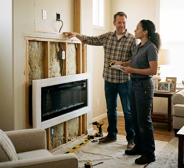Why Cerritos, CA Homeowners Choose Our Electric Fireplace Installation Team?