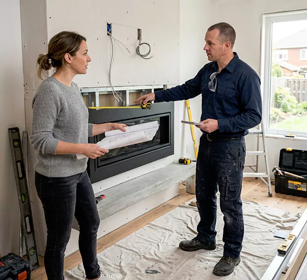 Why Cerritos Homeowners Choose Our Floating Fireplace Installation Team?
