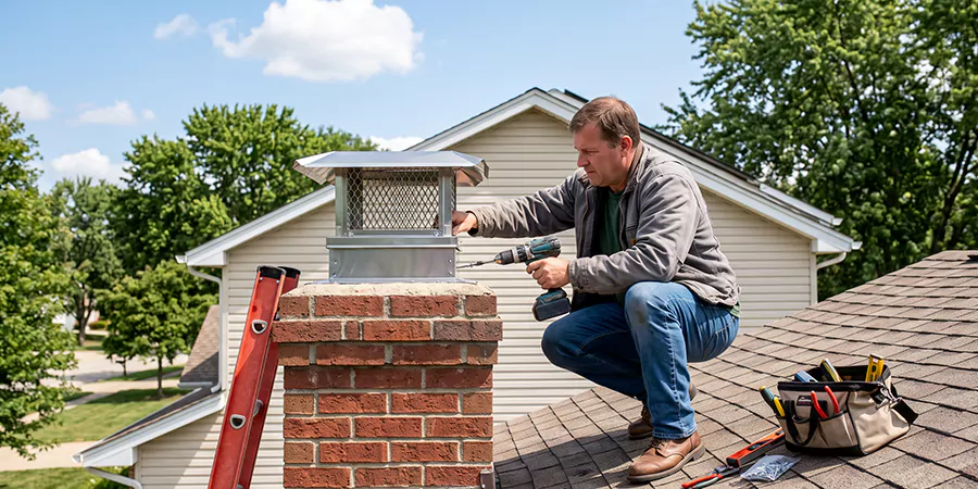 Chimney Top Cover Installation Cerritos