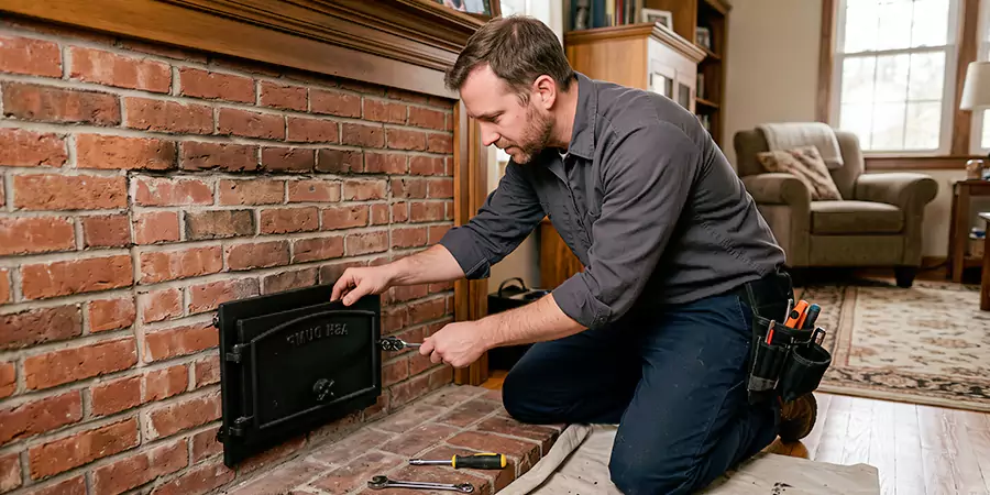 Fireplace Ash Dump Door Installation Cerritos