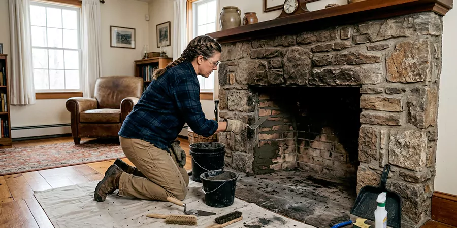 Refurbish Wood Burning Fireplace Cerritos
