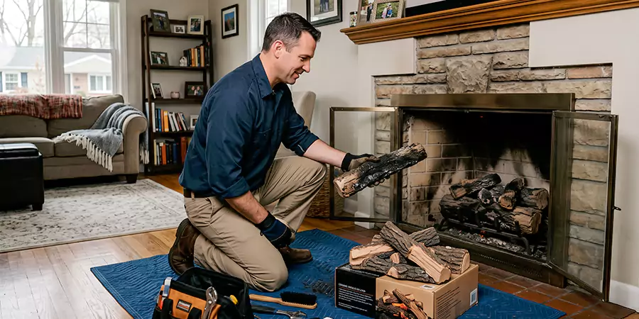 Replacing Gas Fireplace Logs Cerritos