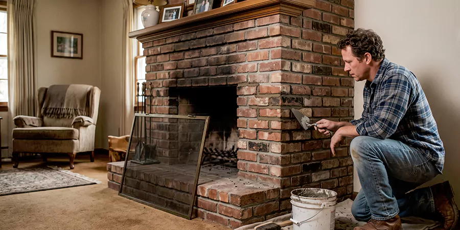 Old Fireplace Safety Repair Cerritos