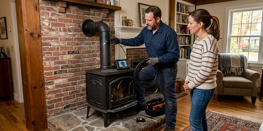 Wood Stove Chimney Inspection Cerritos