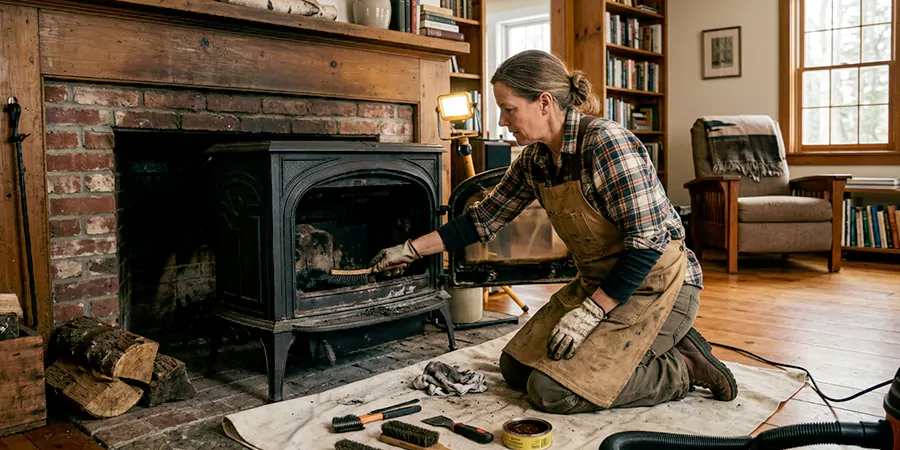 Wood Stove Restoration Cerritos